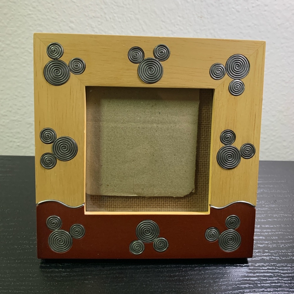 Disney Resort Photo Picture Frame for 3" X 3" Photos Inlay Metal